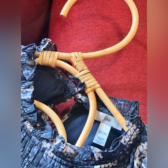 Joie Sleeveless Abstract Floral Sundress - Picture 4 of 8